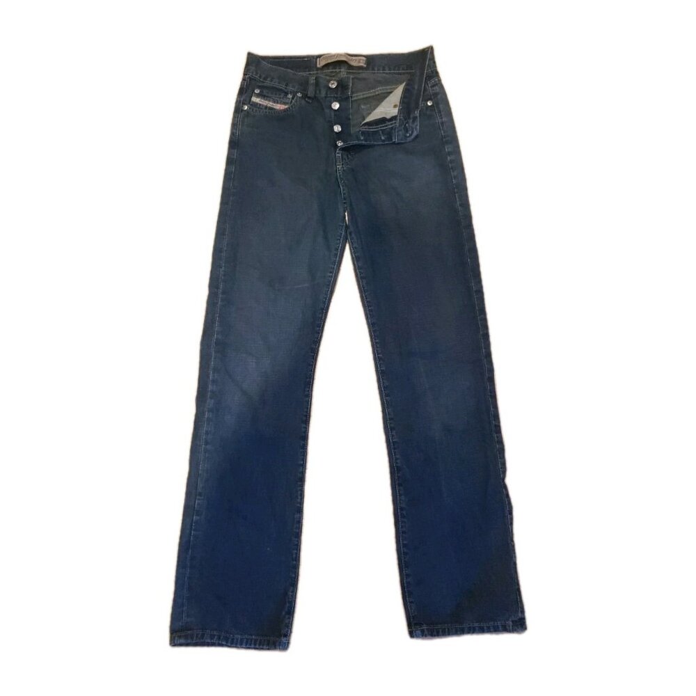 Diesel Jeans Men Blue Kulter Straight Workwear Normcore Italy 28 x 32 Button Fly